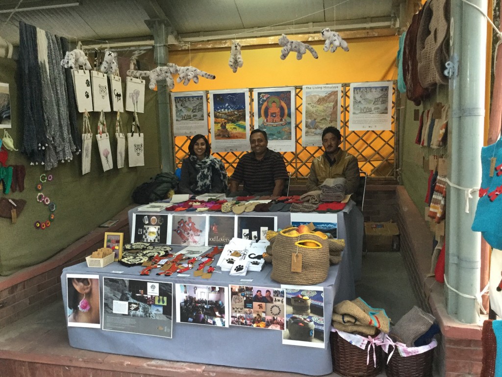 A SHEN kiosk at a handicrafts fair.
